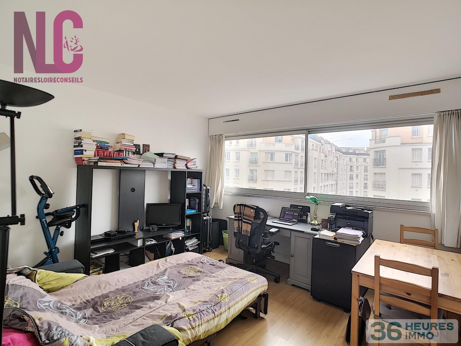 Studio 27.3 m² au 4ème étage rue Cambronne