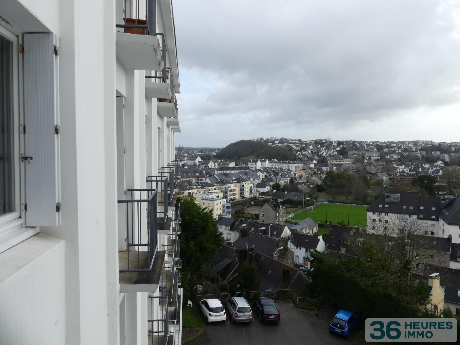 Appartement T3 (58m²), dernier étage, sur QUIMPER