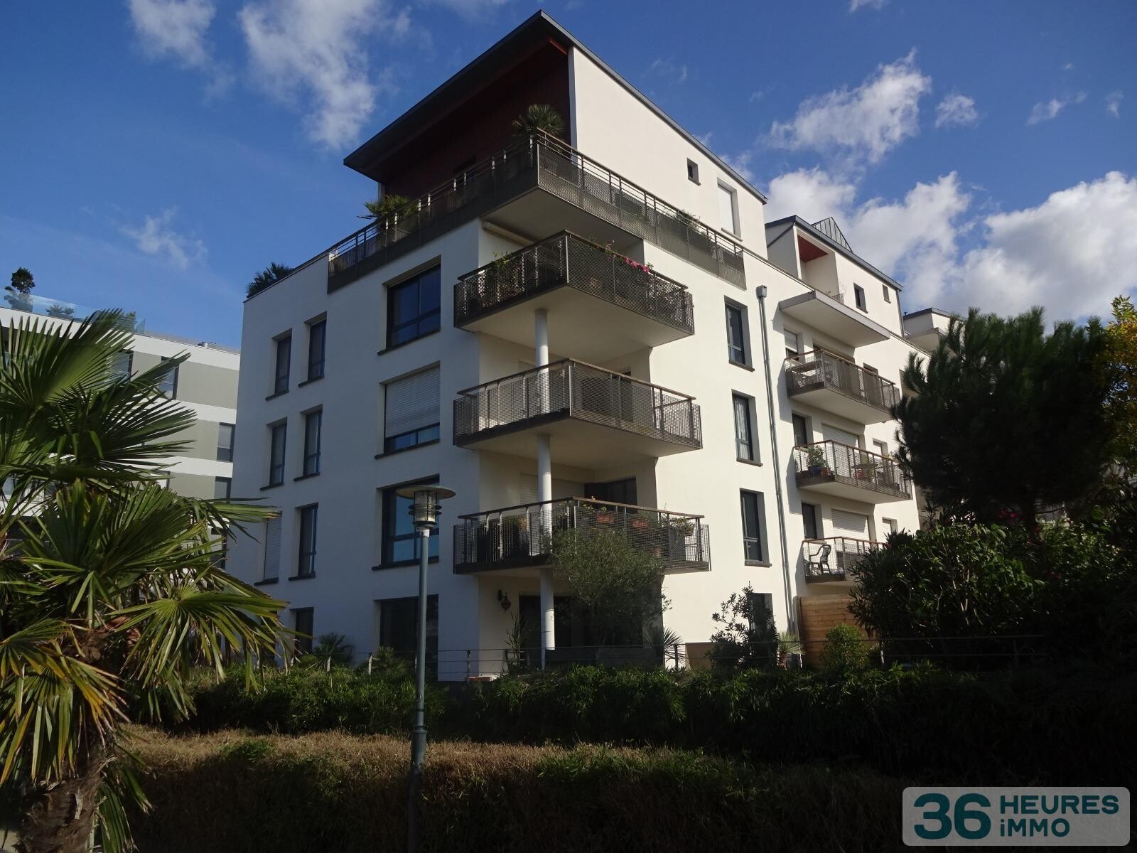 Appartement T3, 66m² au rdc avec 2 terrasses et garage.