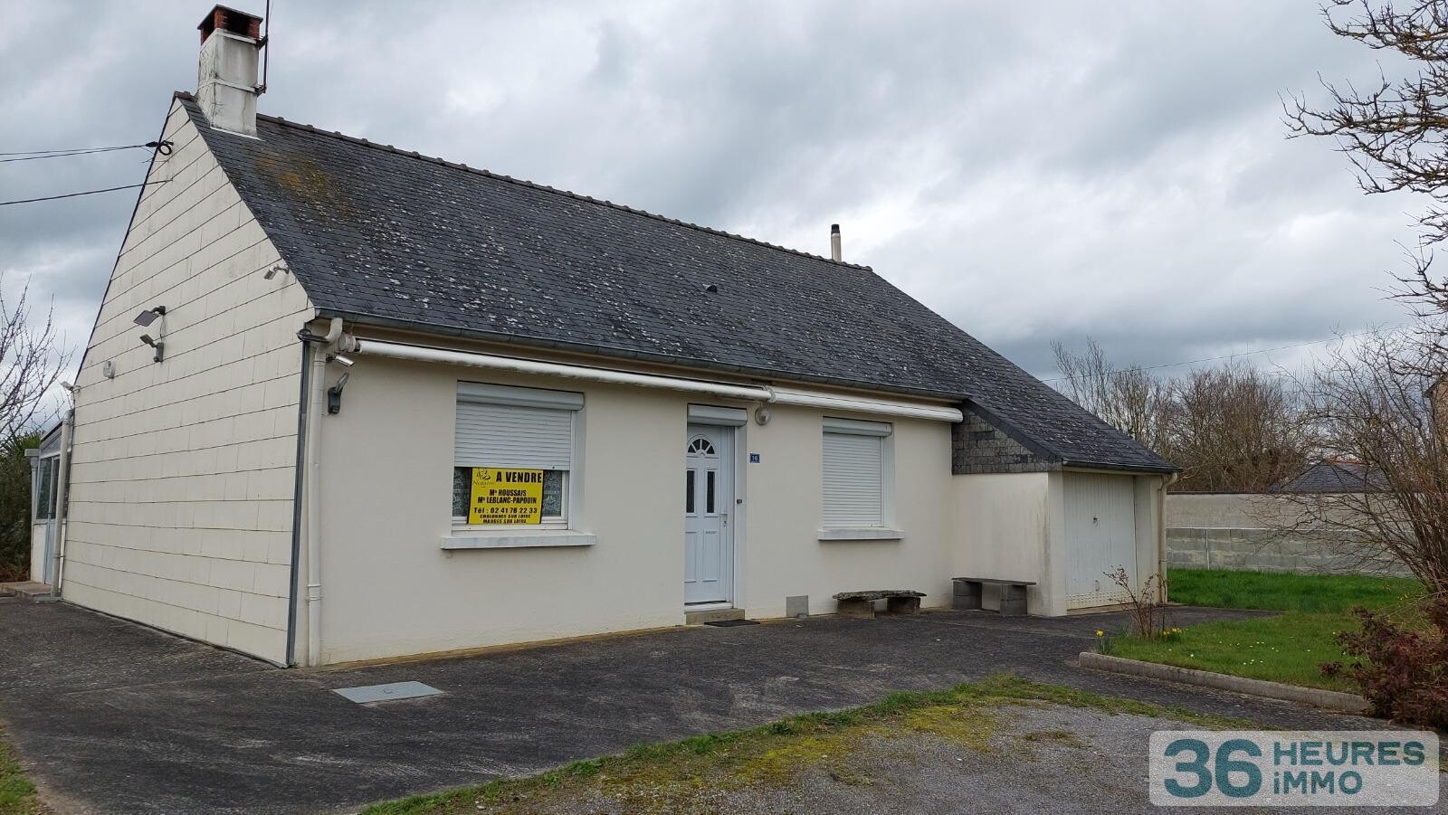 MAISON DE PLAIN PIED 93 M² A RESTAURER LA BOURGONNIERE 