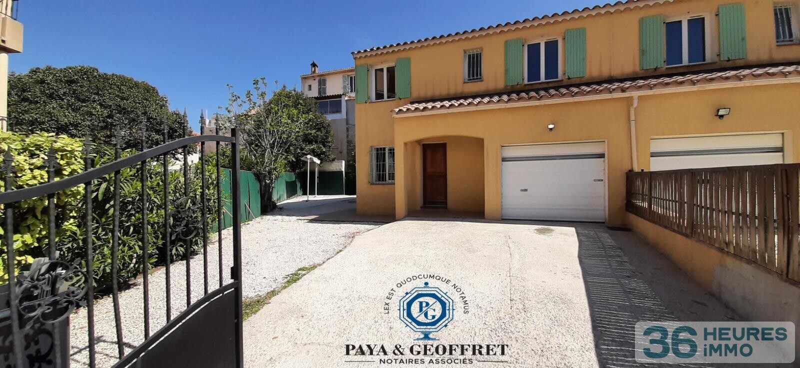 vente villa avec jardin centre Ollioules