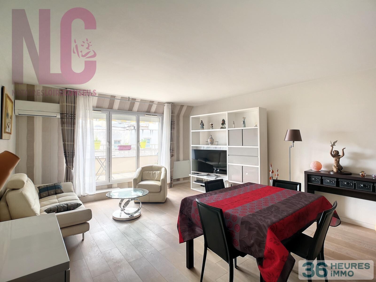 T5 rénové au 4eme et dernier étage, 3 terrasses, parking en sous-sol et cave