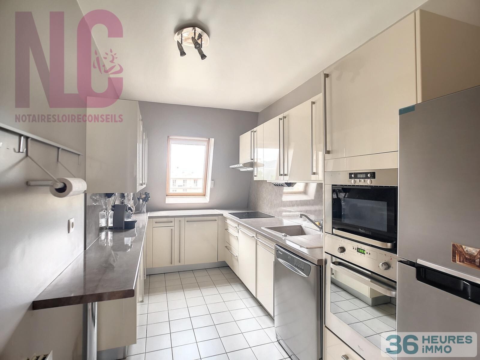 T5 rénové au 4eme et dernier étage, 3 terrasses, parking en sous-sol et cave