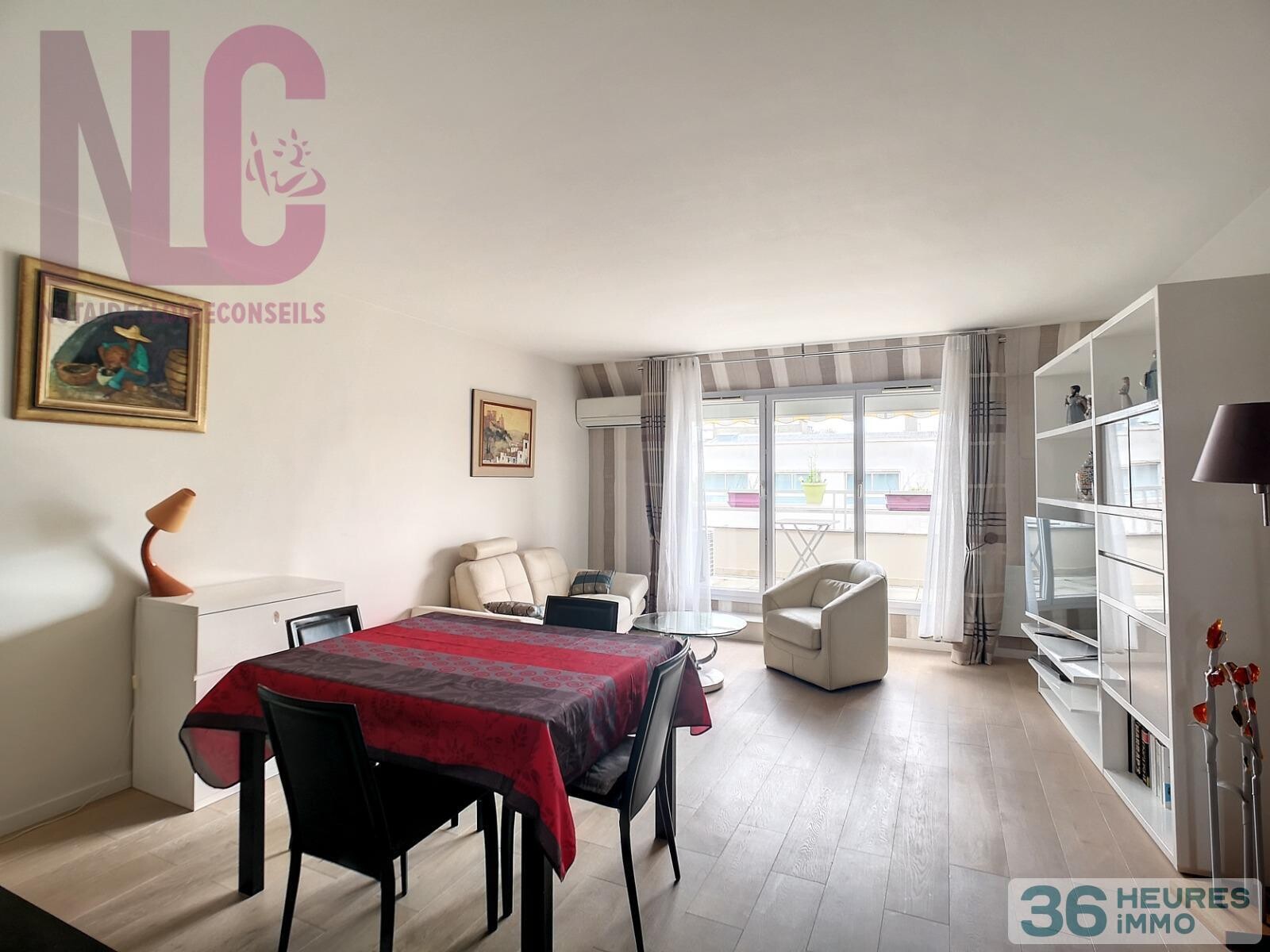 T5 rénové au 4eme et dernier étage, 3 terrasses, parking en sous-sol et cave