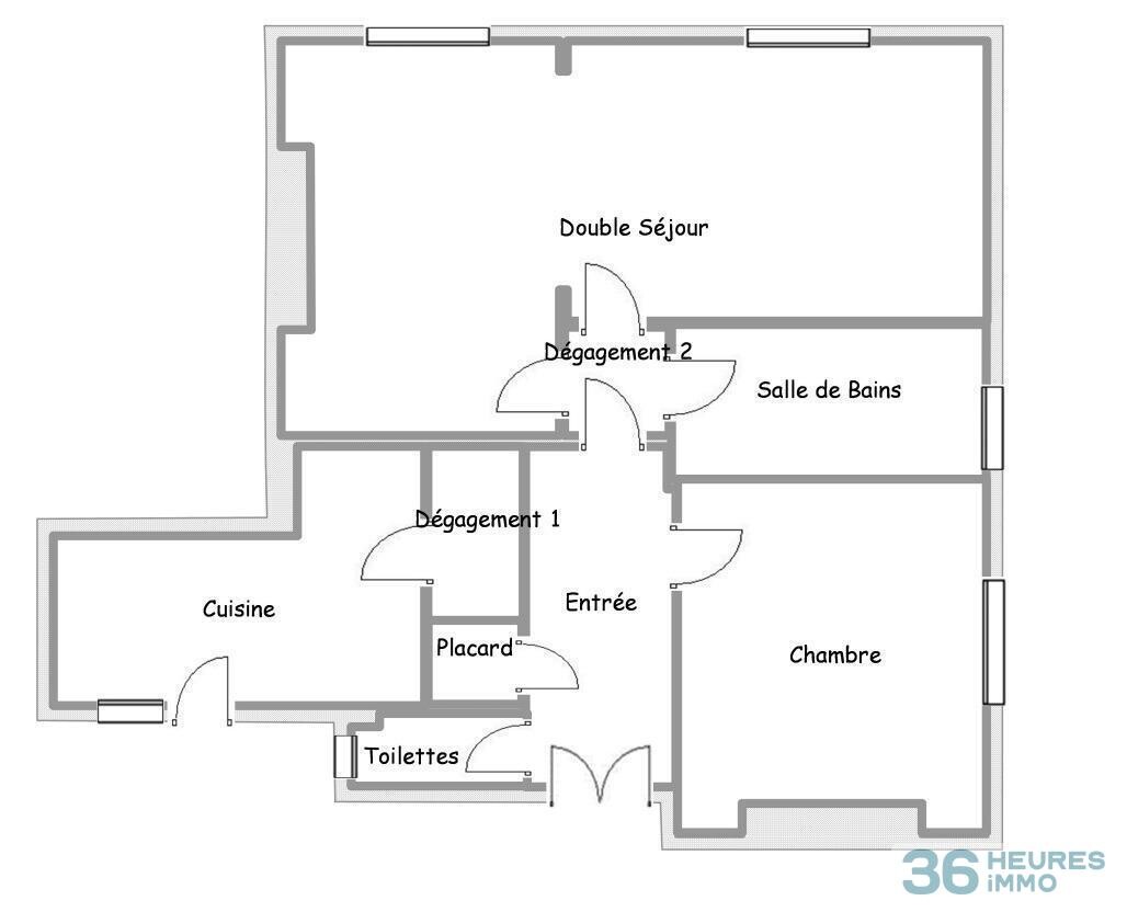 Appartement square malherbe