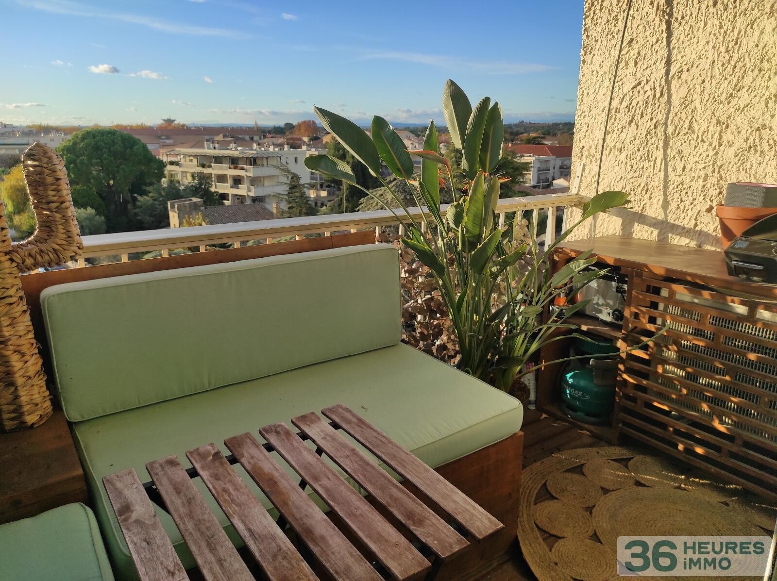 Appartement t3 5ème dernier étage avec ascenseur, vue dégagée