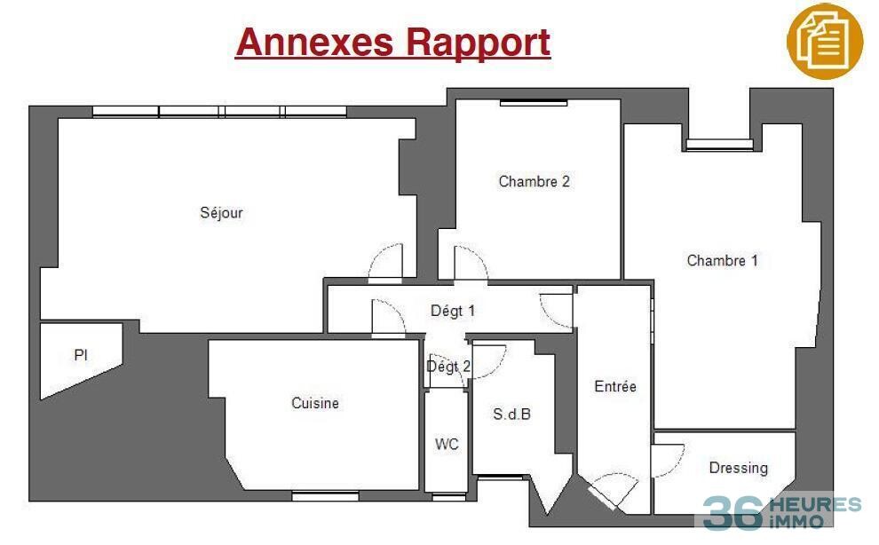 T3 72m2 au 7ème et dernier étage