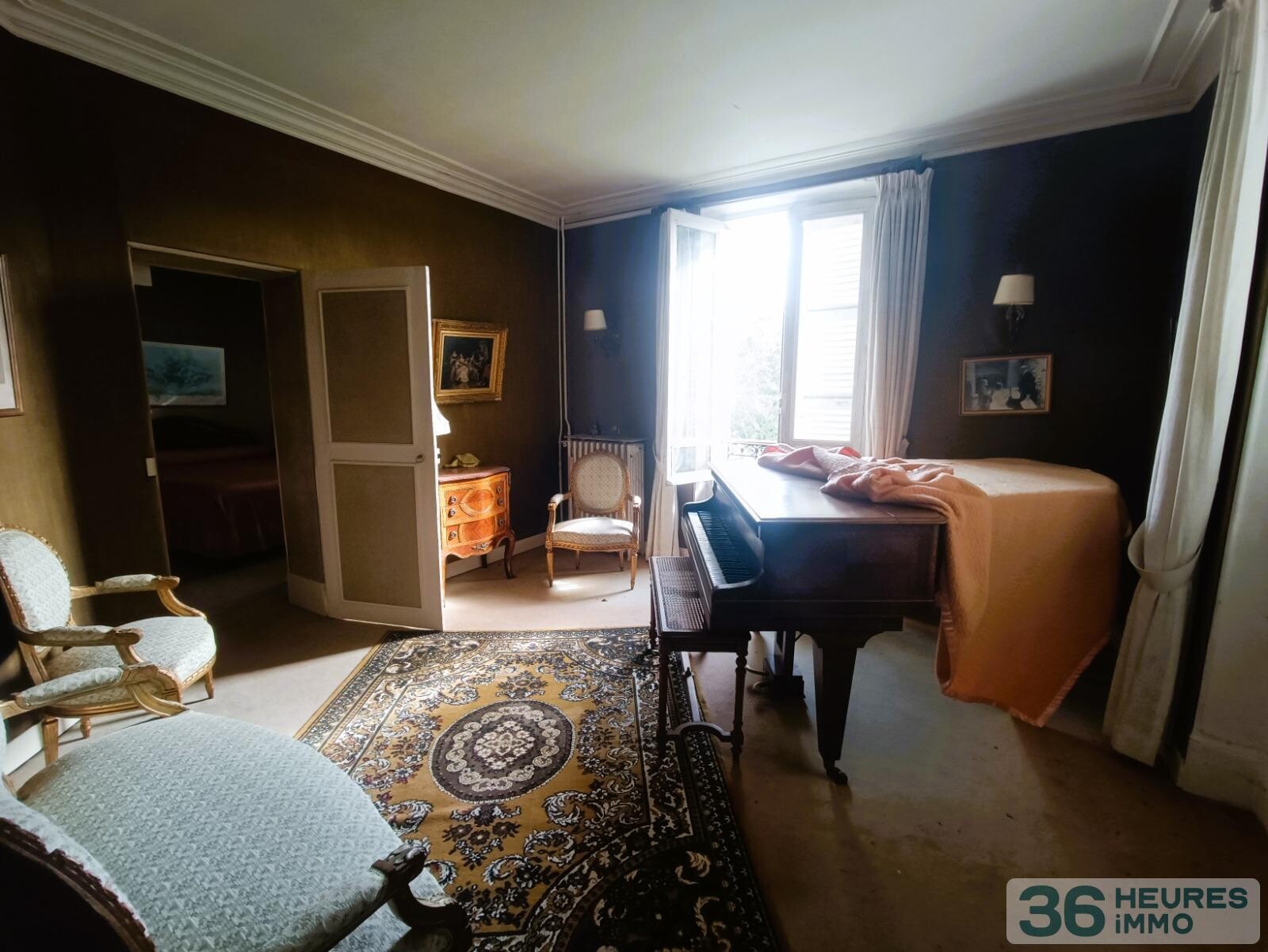 Maison belle vue sur le château