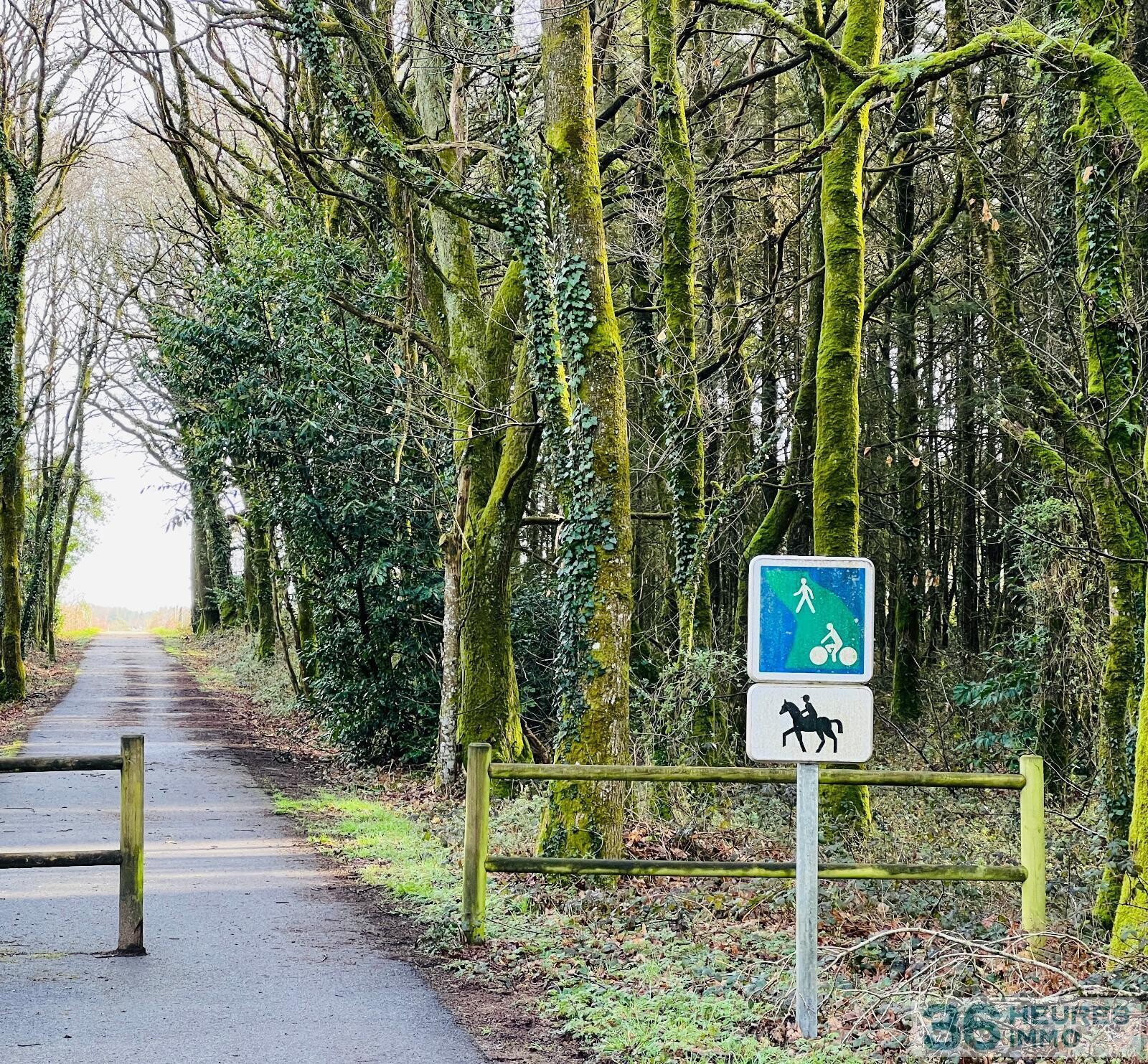 Logement type 2 sur jardin arboré