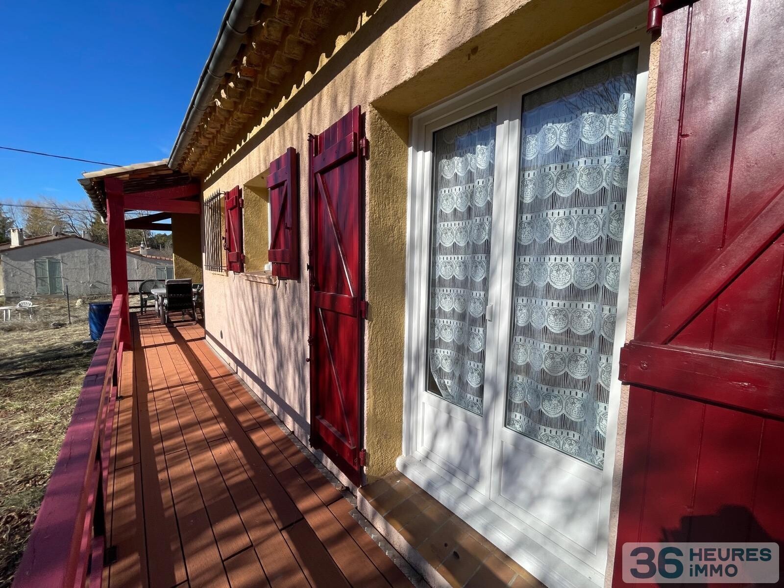 Maison de plain pied 4 pièces sur 1560 m2 de terrain 