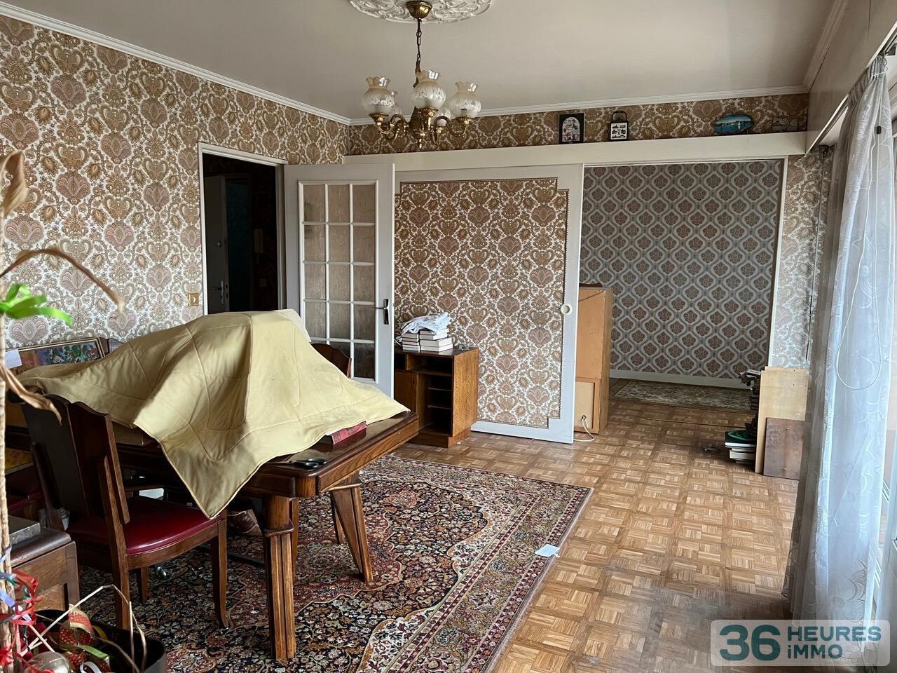 Appartement traversant, balcon