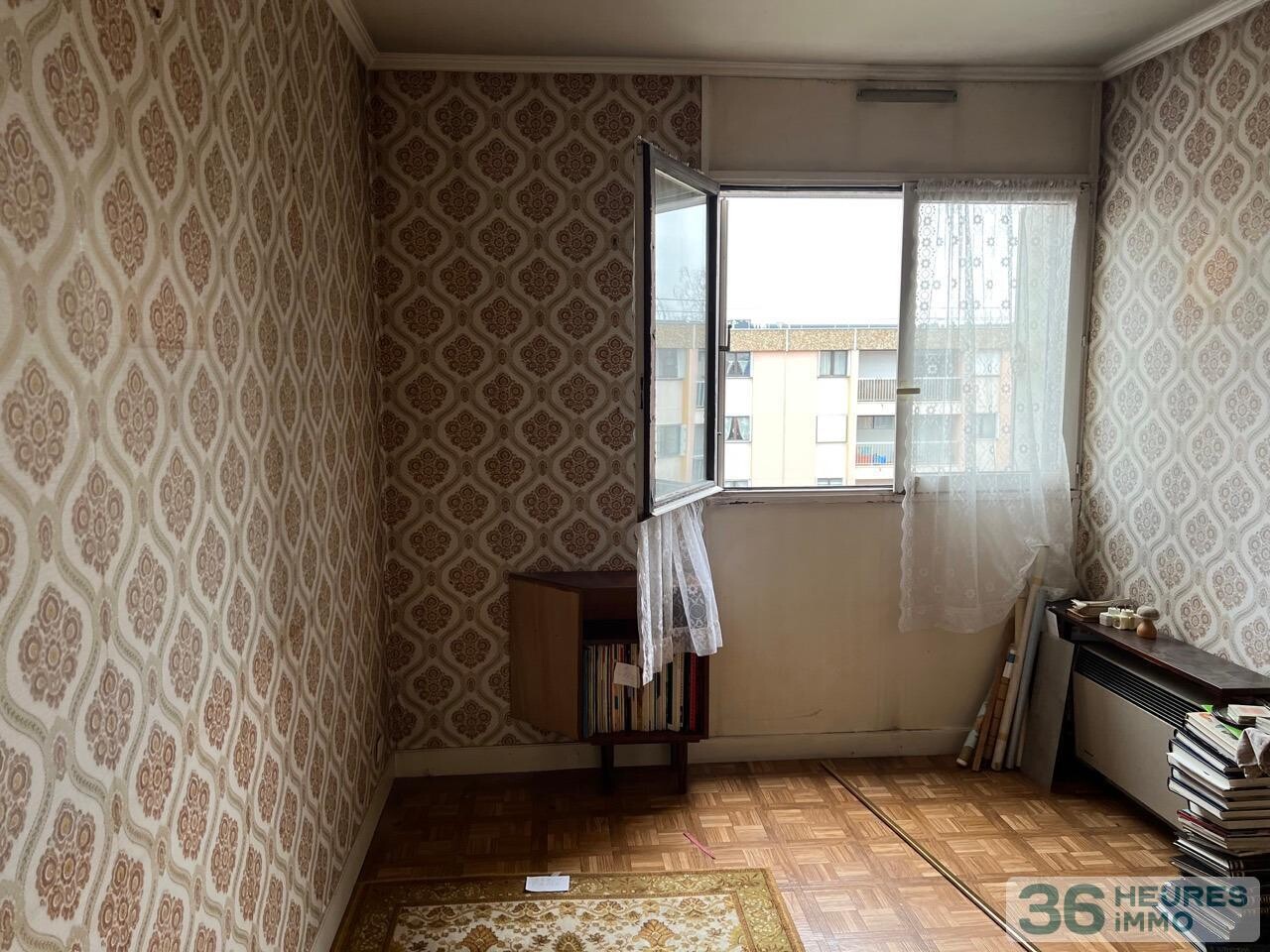 Appartement traversant, balcon