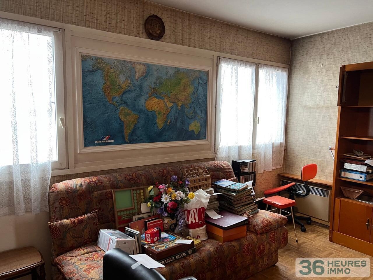 Appartement traversant, balcon