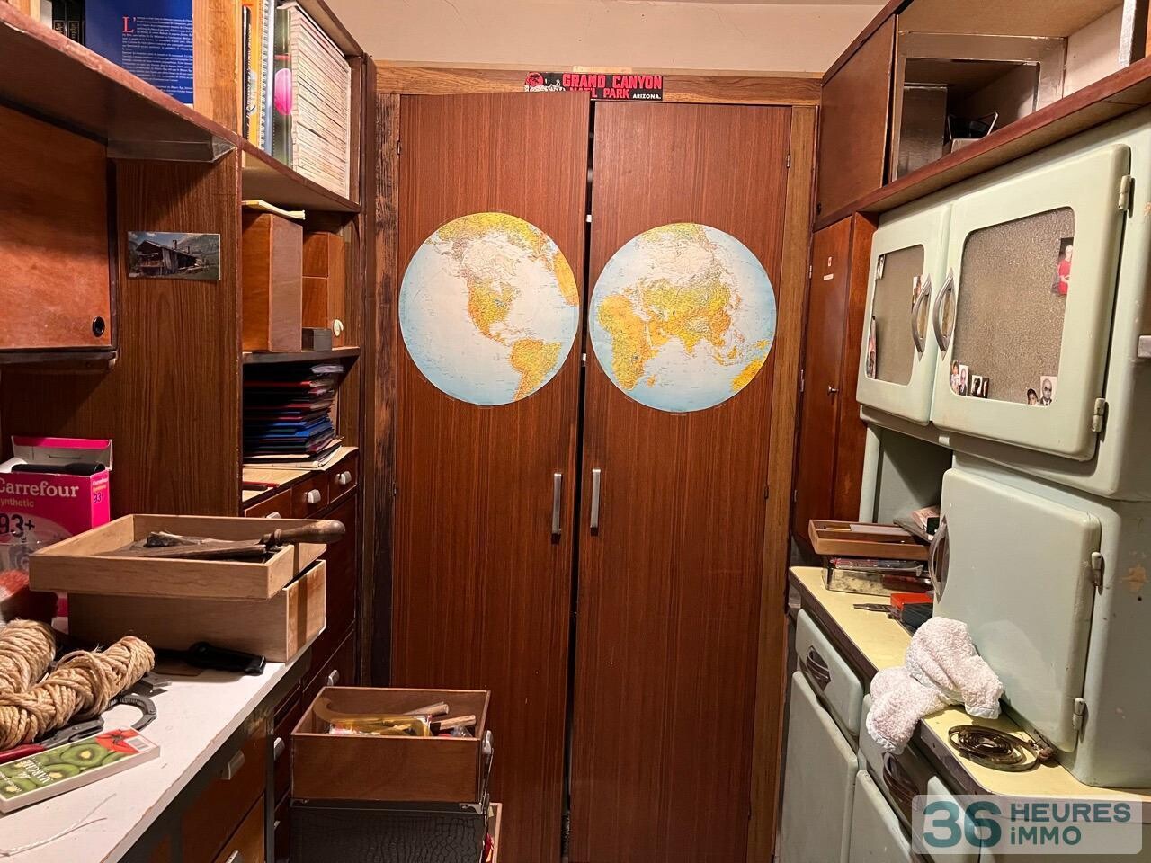 Appartement traversant, balcon