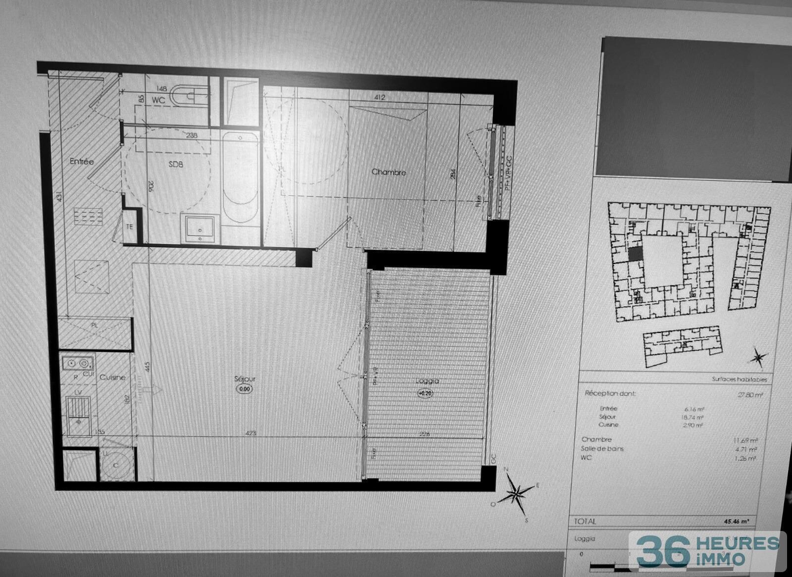 Appartement cour du dÔme