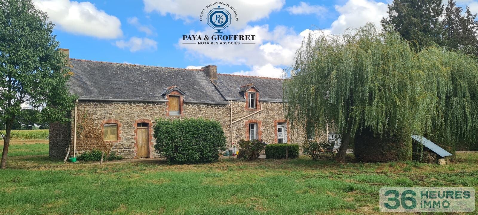 Maison à rénover avec 9673m² de jardin à brehan