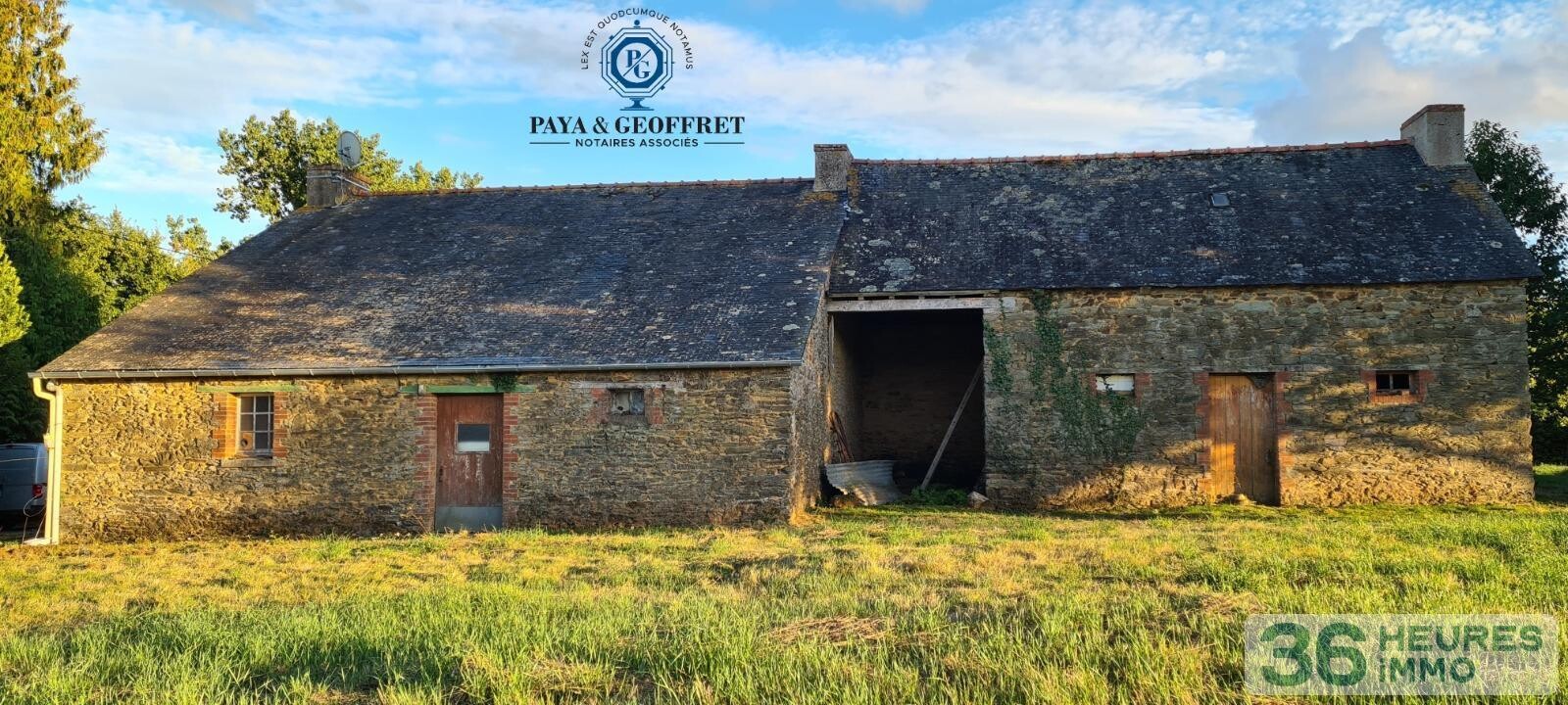 Maison à rénover avec 9673m² de jardin à brehan