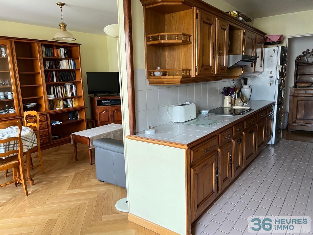 Appartement traversant, terrasse