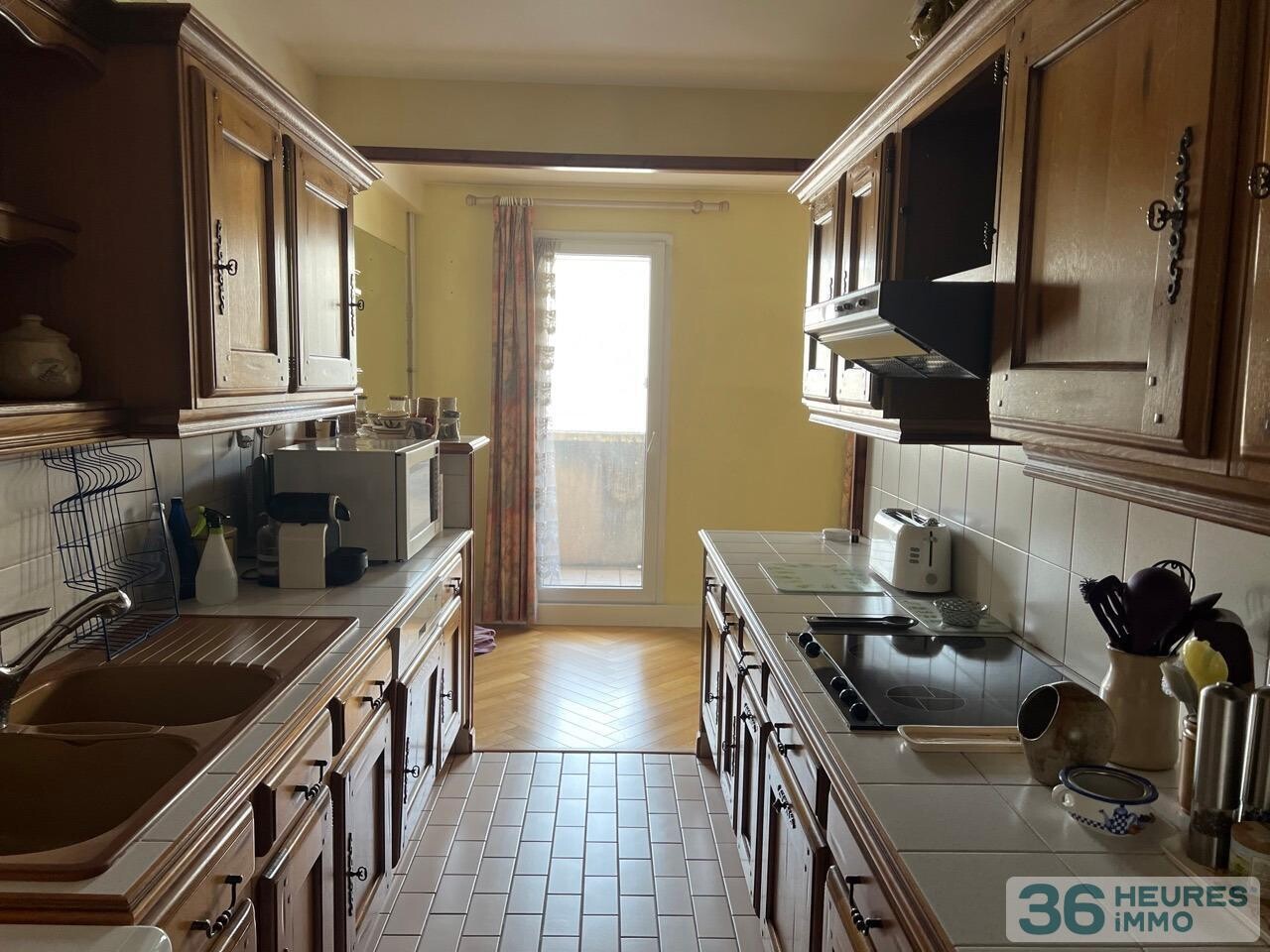 Appartement traversant, terrasse