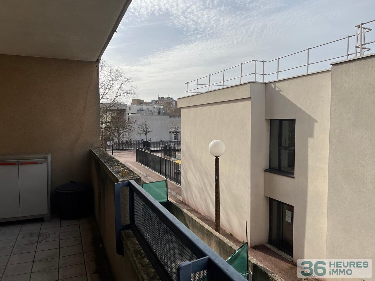 Appartement traversant, terrasse