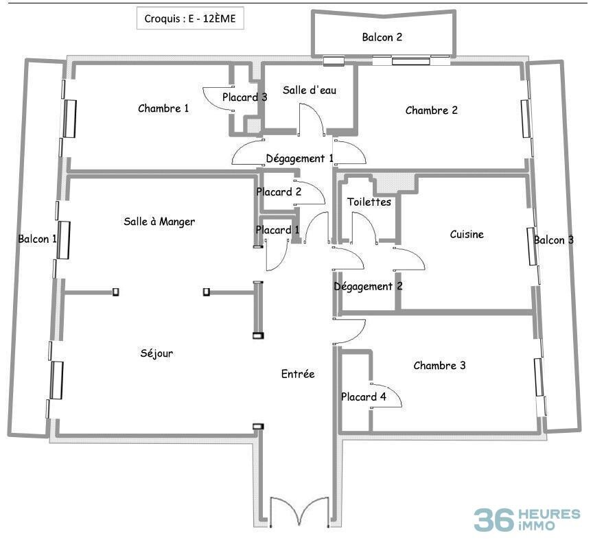 Appartement rue fessart