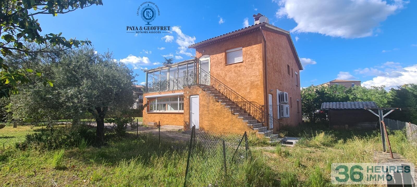 Ville 190m² avec 1152m² de jardin à gareoult