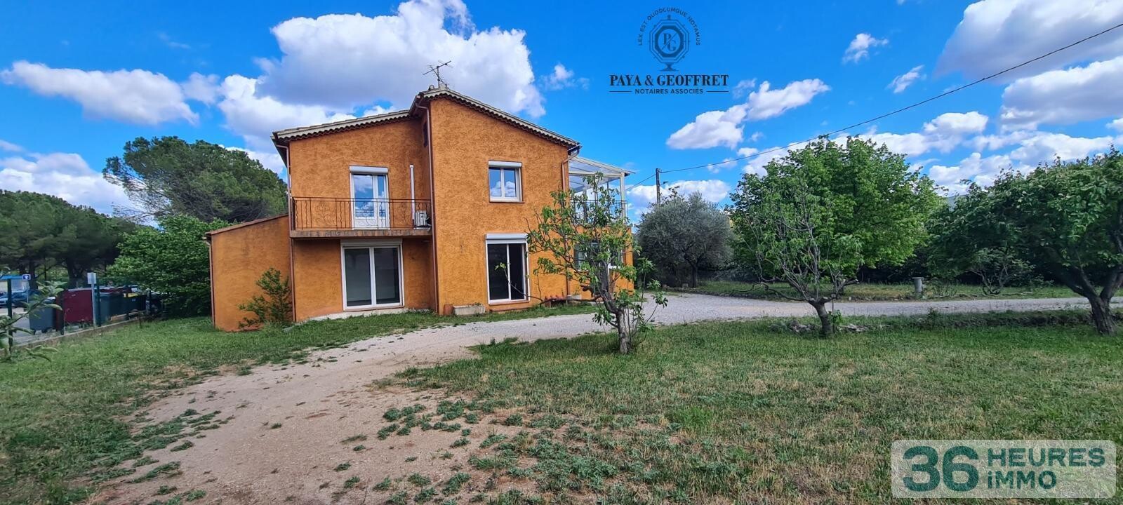 Ville 190m² avec 1152m² de jardin à gareoult