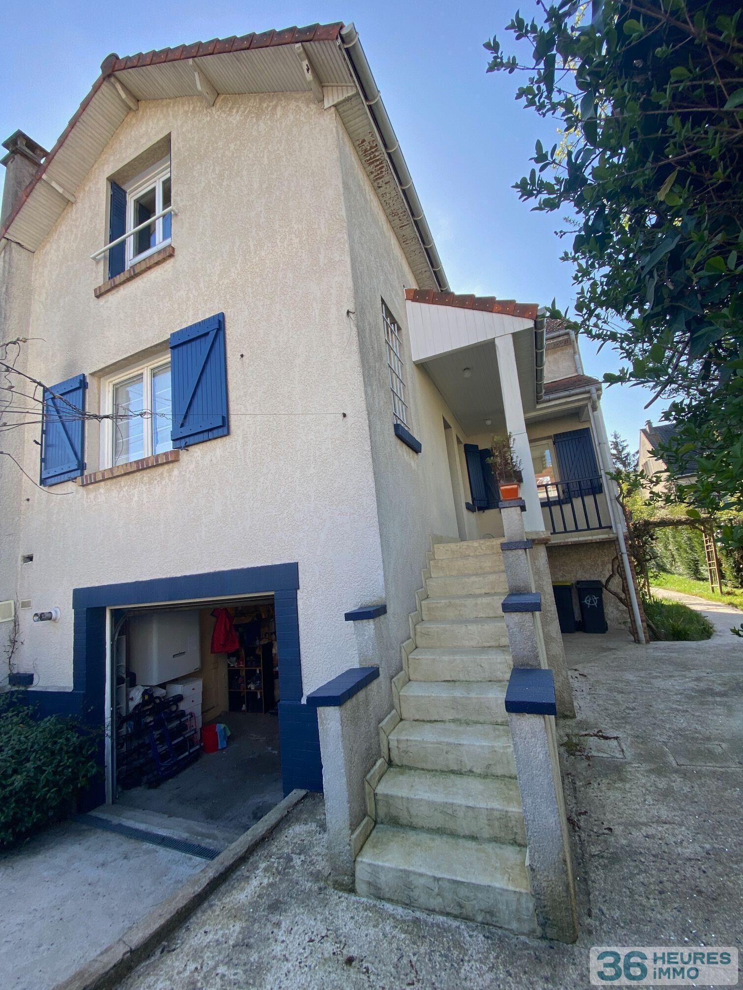 Maison 6p sur 588 m2 , jardin, garage