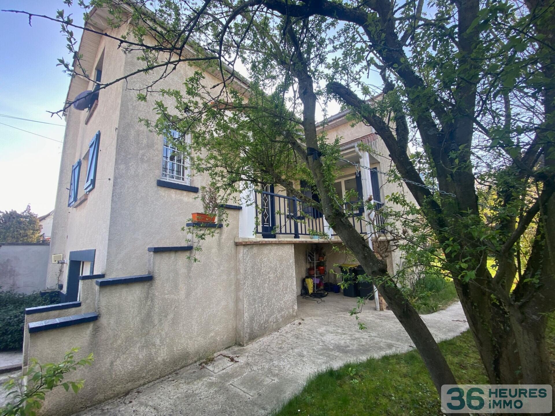 Maison 6p sur 588 m2 , jardin, garage