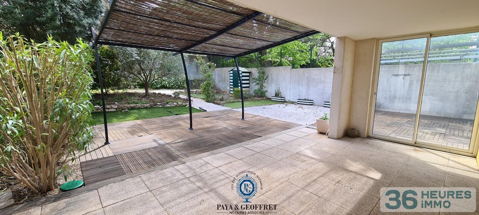 Appartement t4 avec jardin de 200m² à brignoles