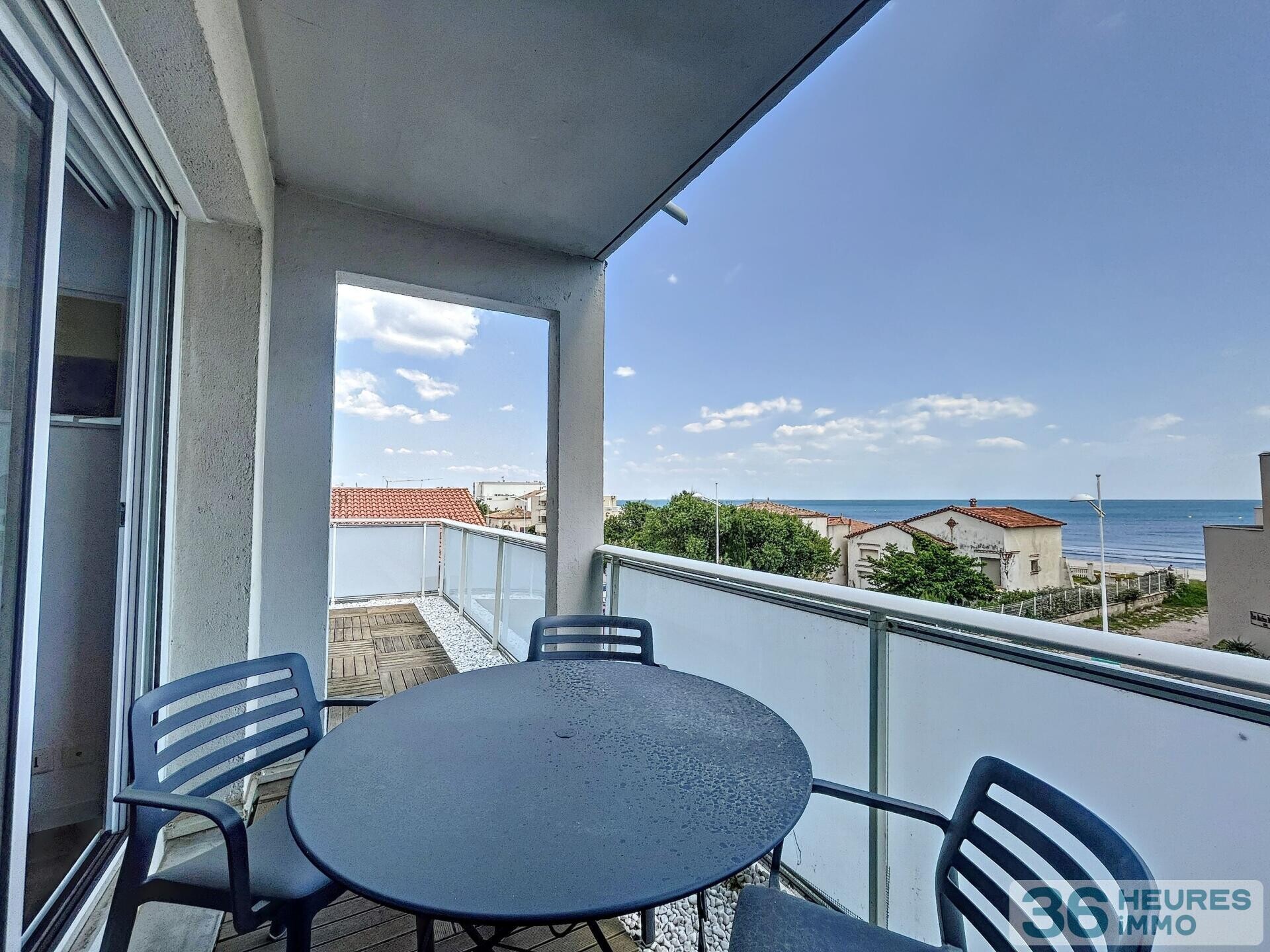 Bel f3 deuxieme et dernier etage vue mer terrasse garage