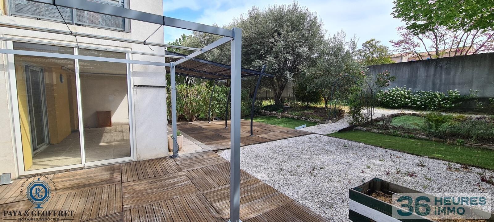 Appartement t4 avec jardin de 200m² à brignoles