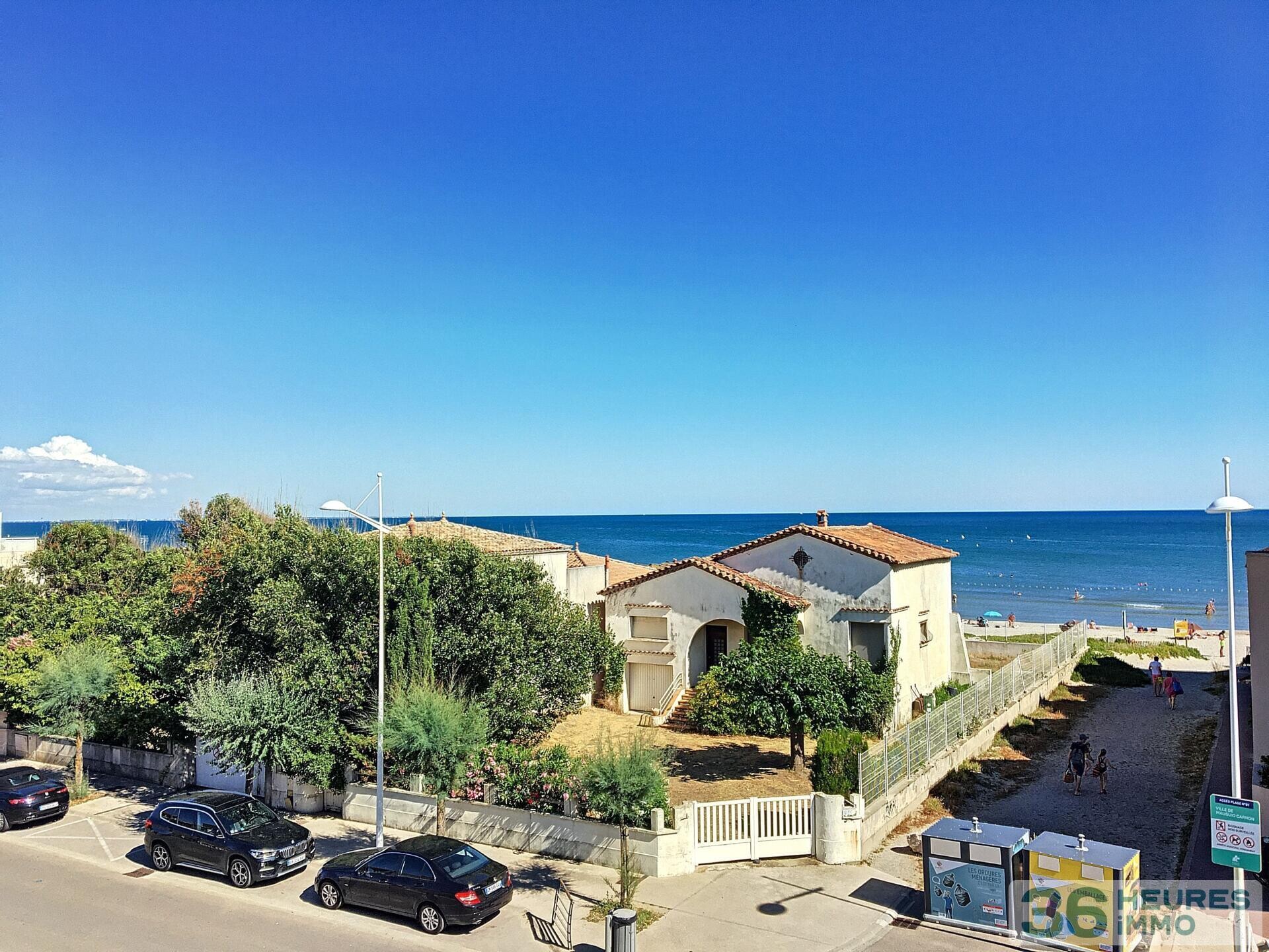 Bel f3 deuxieme et dernier etage vue mer terrasse garage