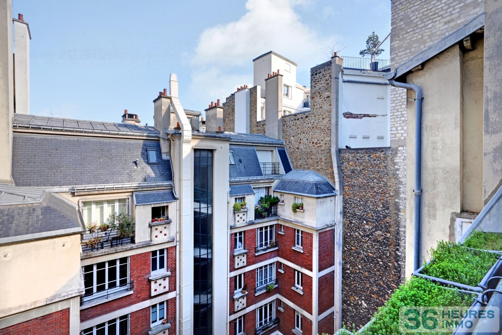 2 piÈces 32 m² deux pieces dernier etage ascenseur balcon - bourse paris 2 eme - rue saint marc