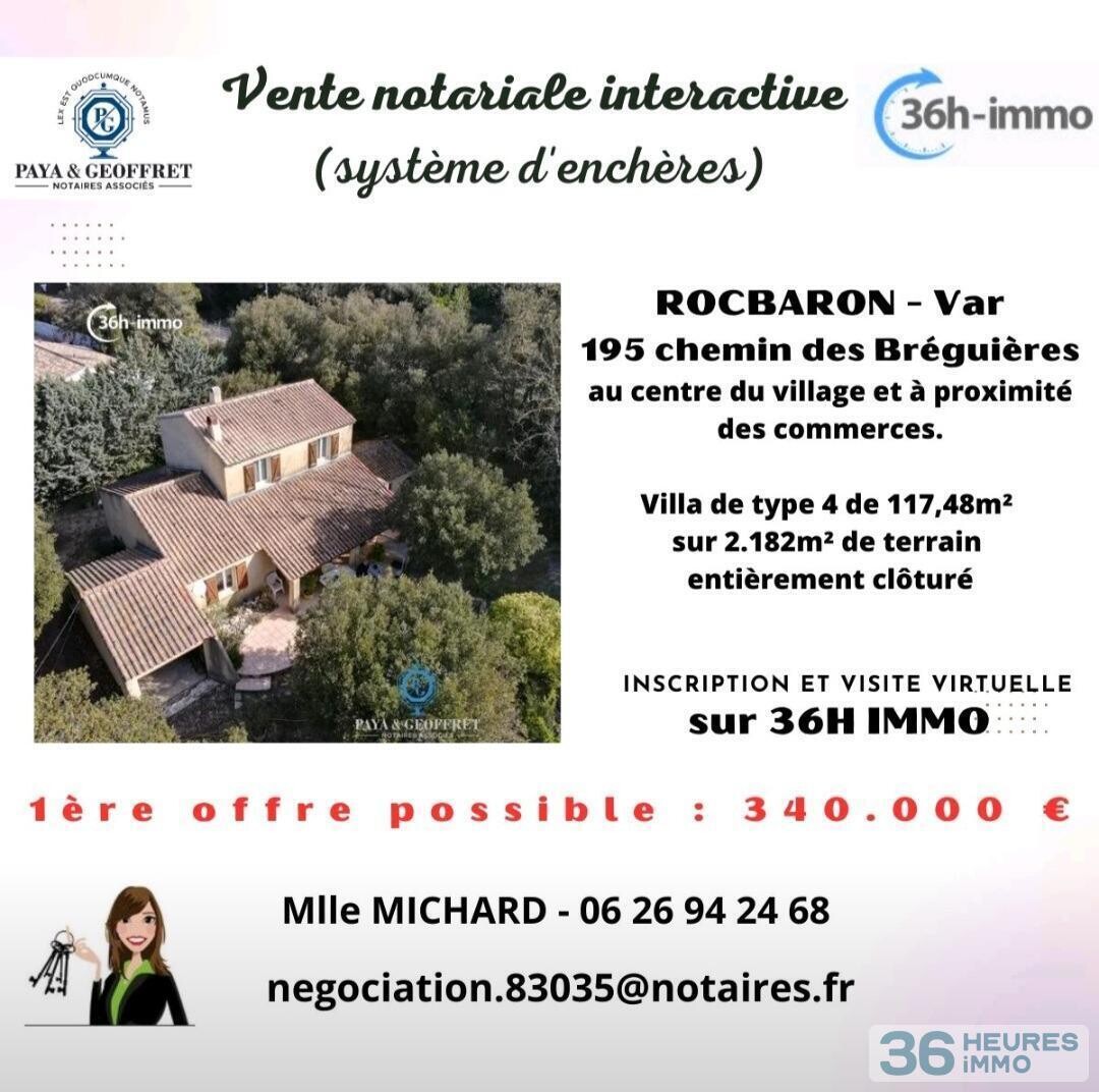 Maison de 117m² à rocbaron