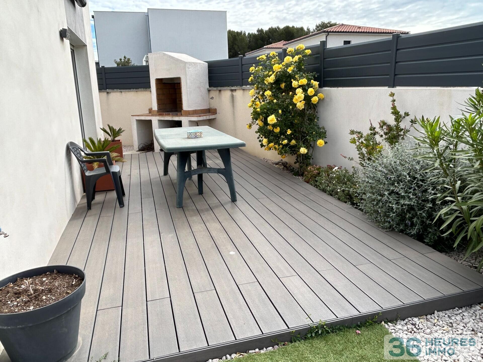 Villa t4 contemporaine avec jardin et garage