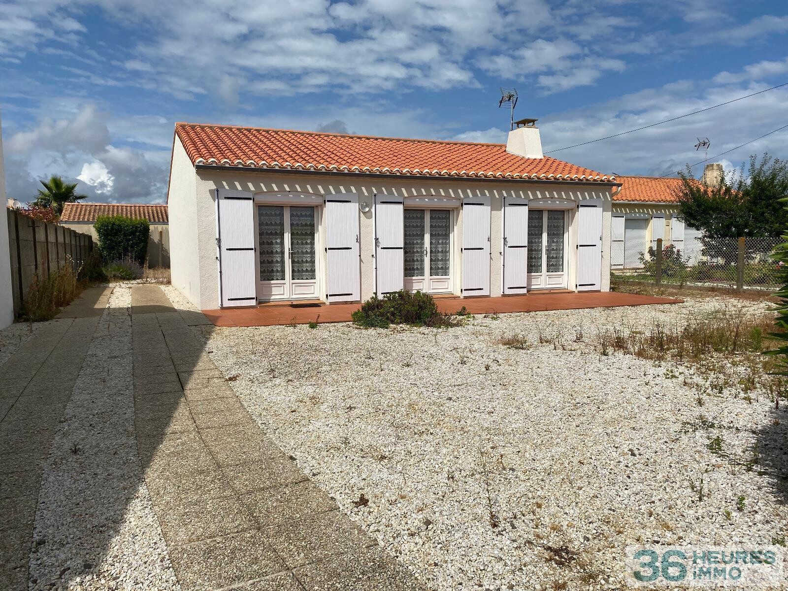 St hilaire de riez, maison 2 chambres sur terrain de 518m²