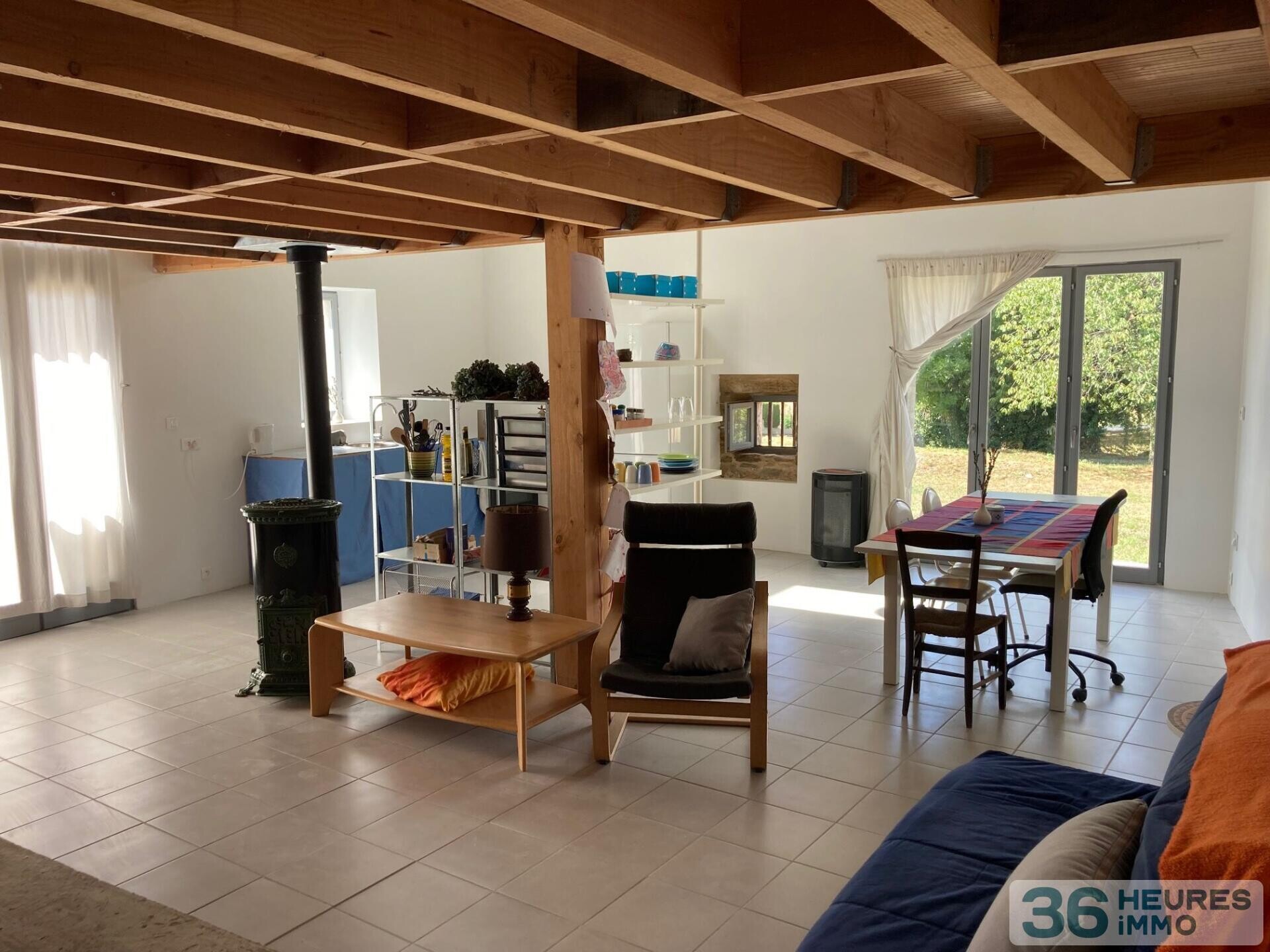 Maison de caractère de 4 pièces avec jardin