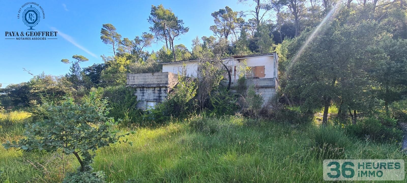 Cabanon à rénover avec 24548m² de terrain à rocbaron