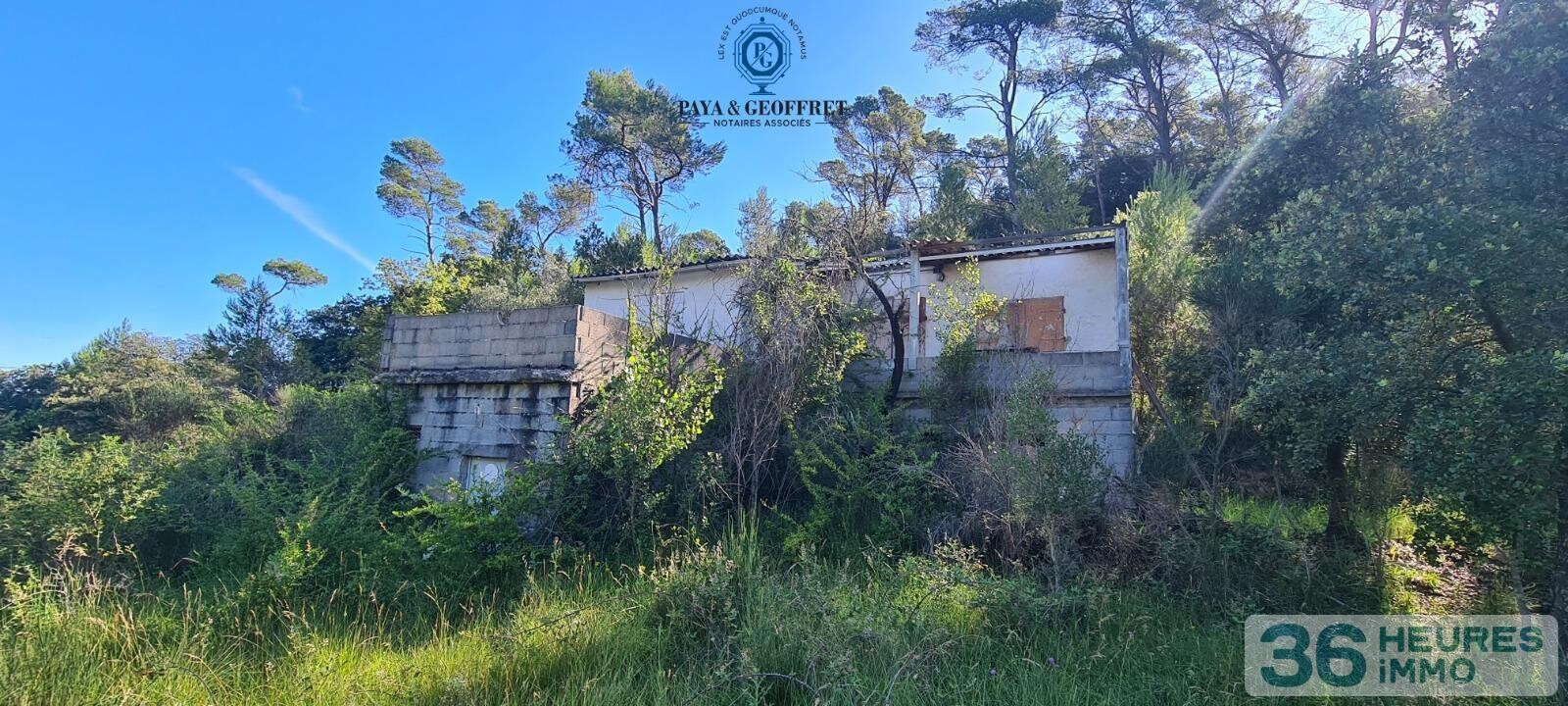 Cabanon à rénover avec 24548m² de terrain à rocbaron