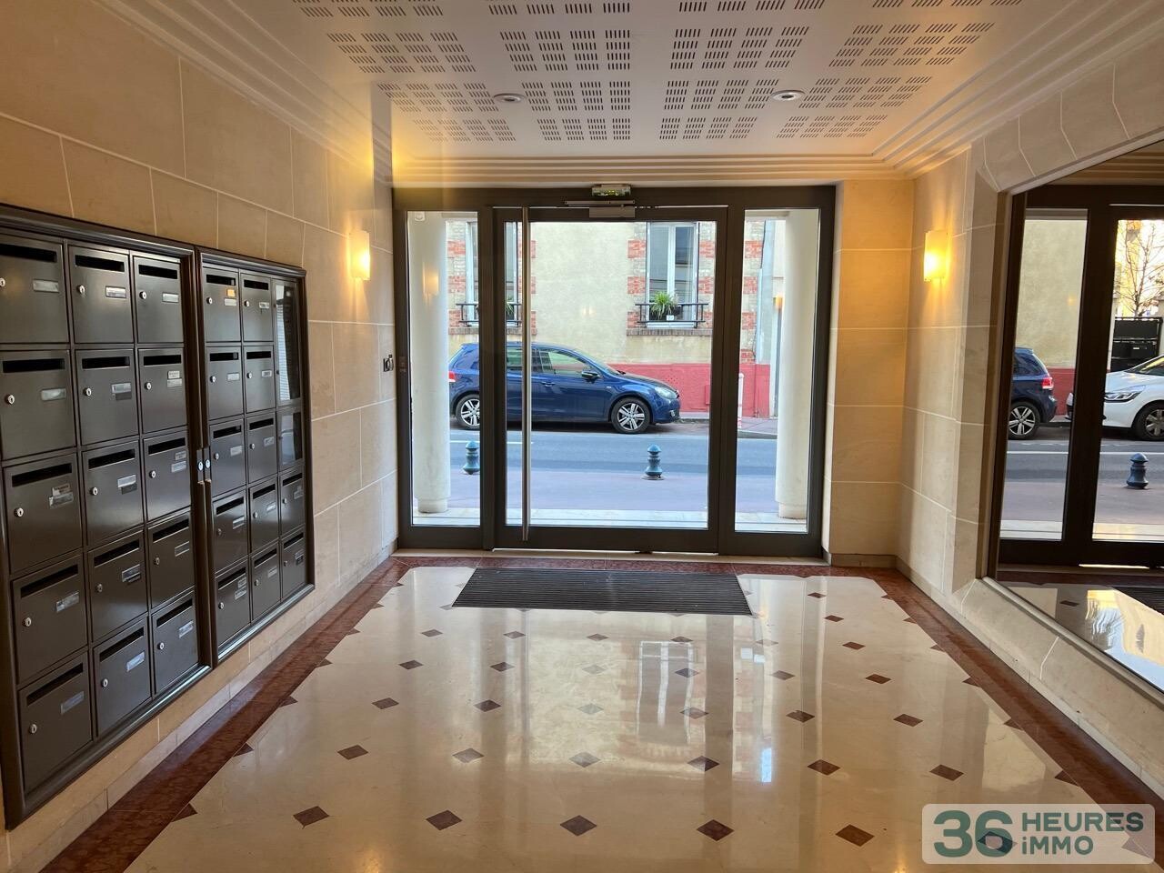 Appartement traversant, terrasse