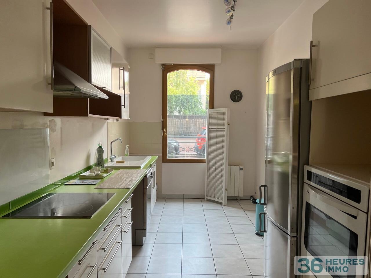 Appartement traversant, terrasse