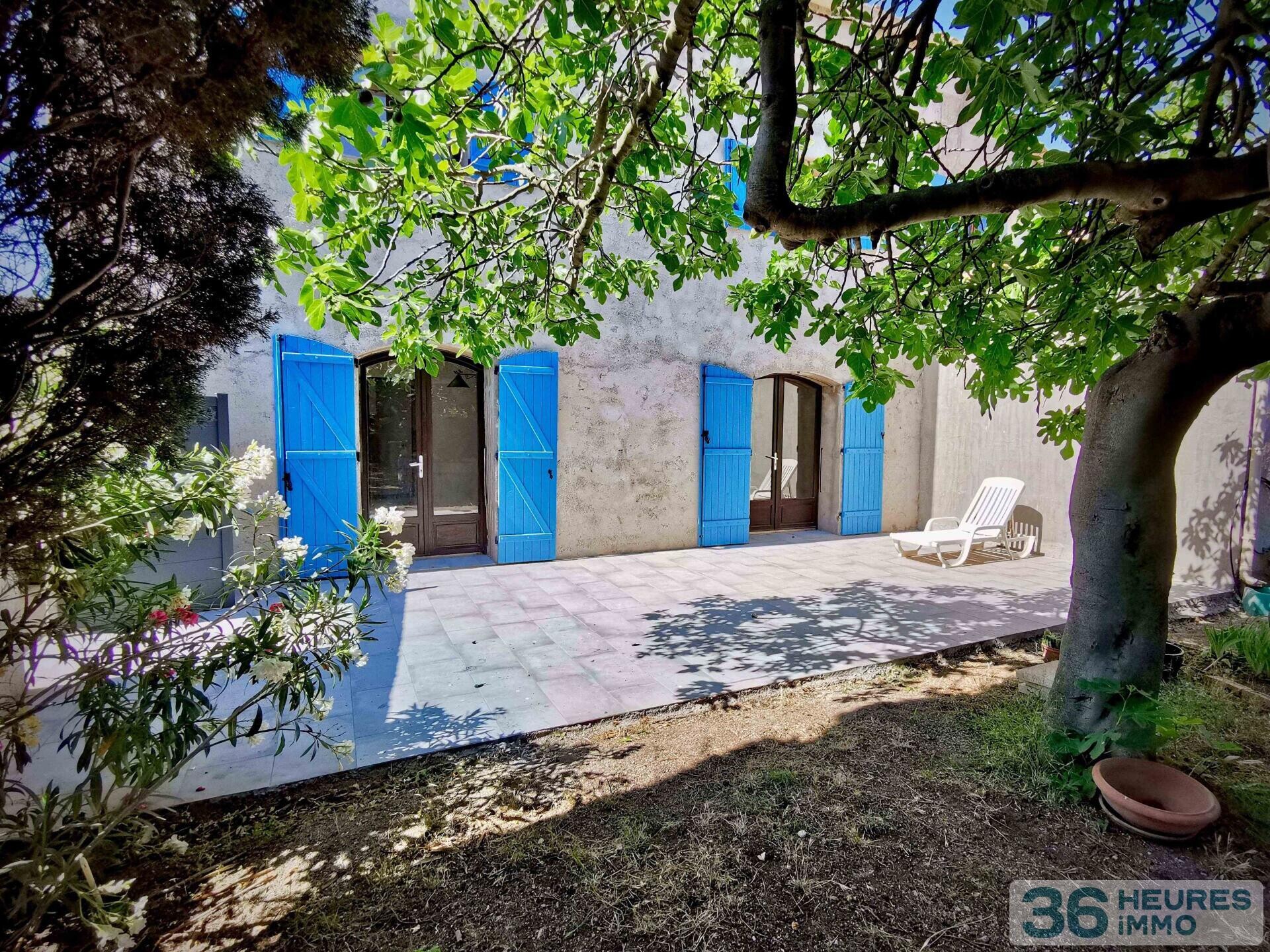 A vendre, à aspiran (hérault - 34) maison 4 pièces d'env 105 m2 + garage sur terrain d'env 969 m2