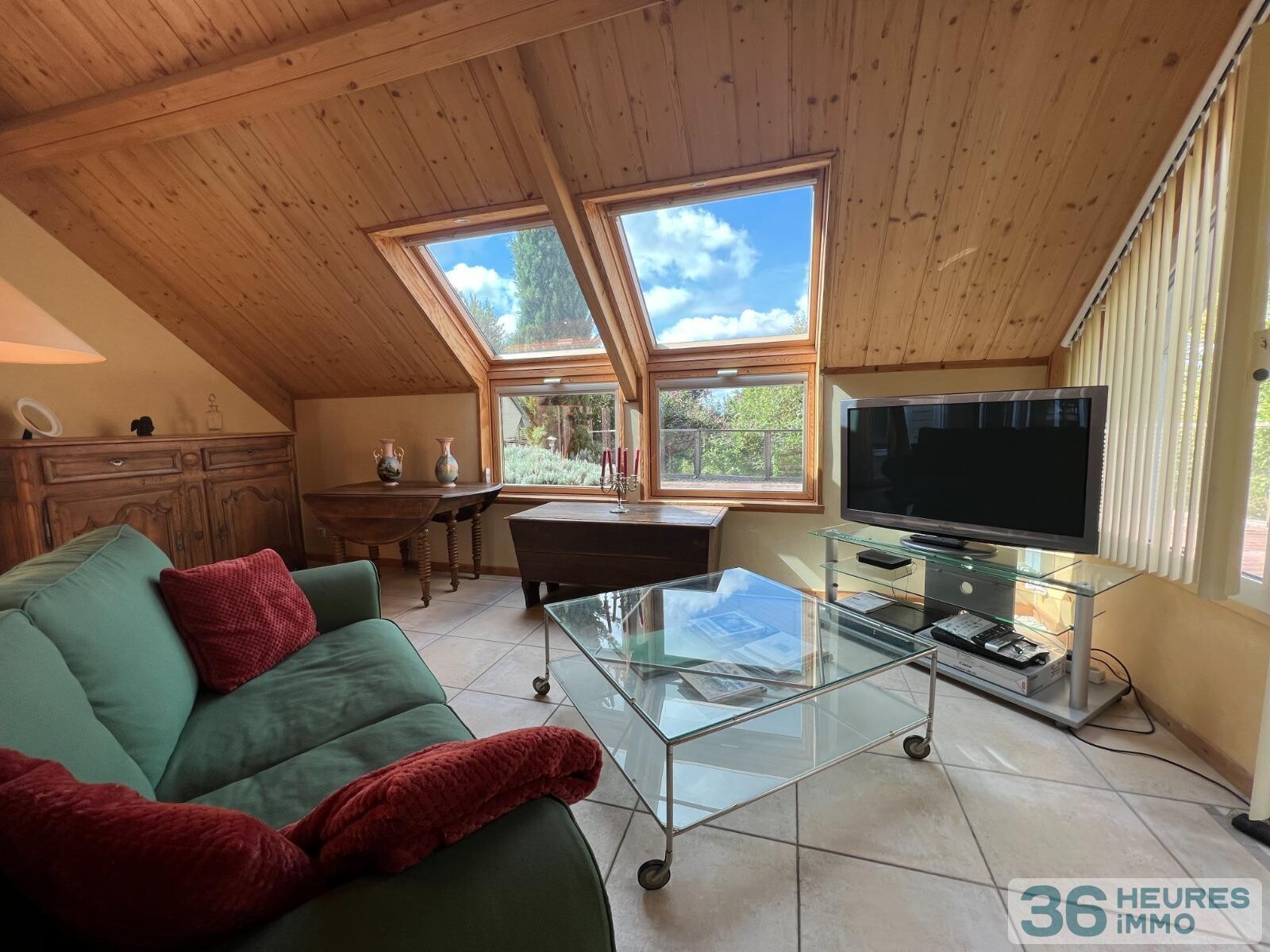 Maison d'architecte avec vue dégagée 