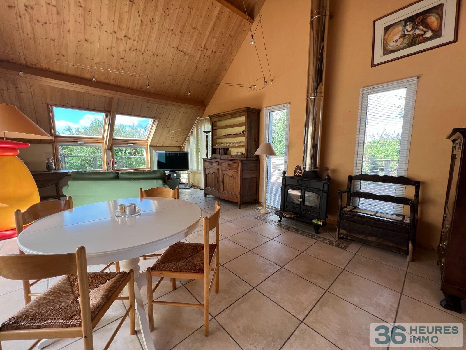 Maison d'architecte avec vue dégagée 