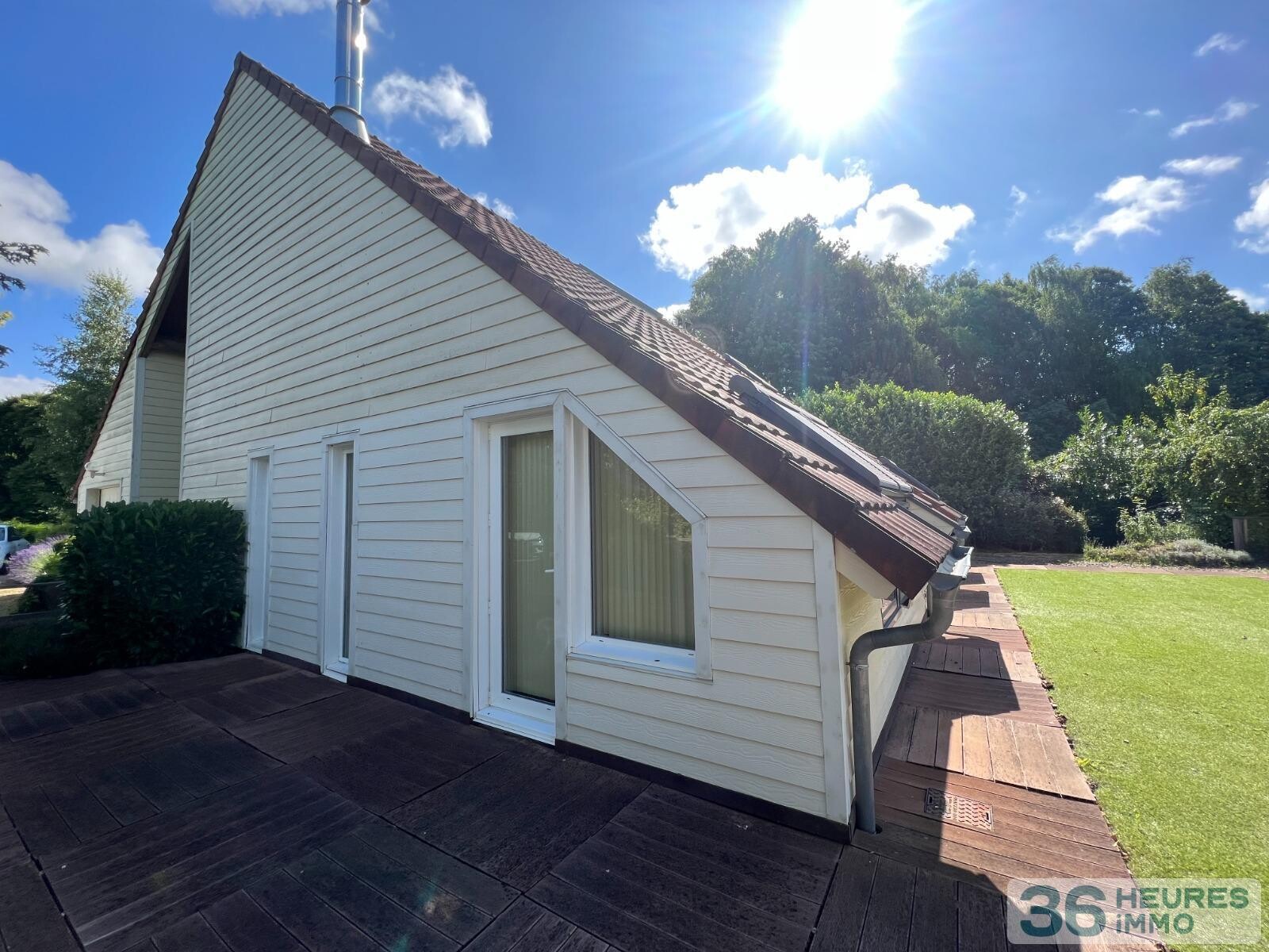 Maison d'architecte avec vue dégagée 