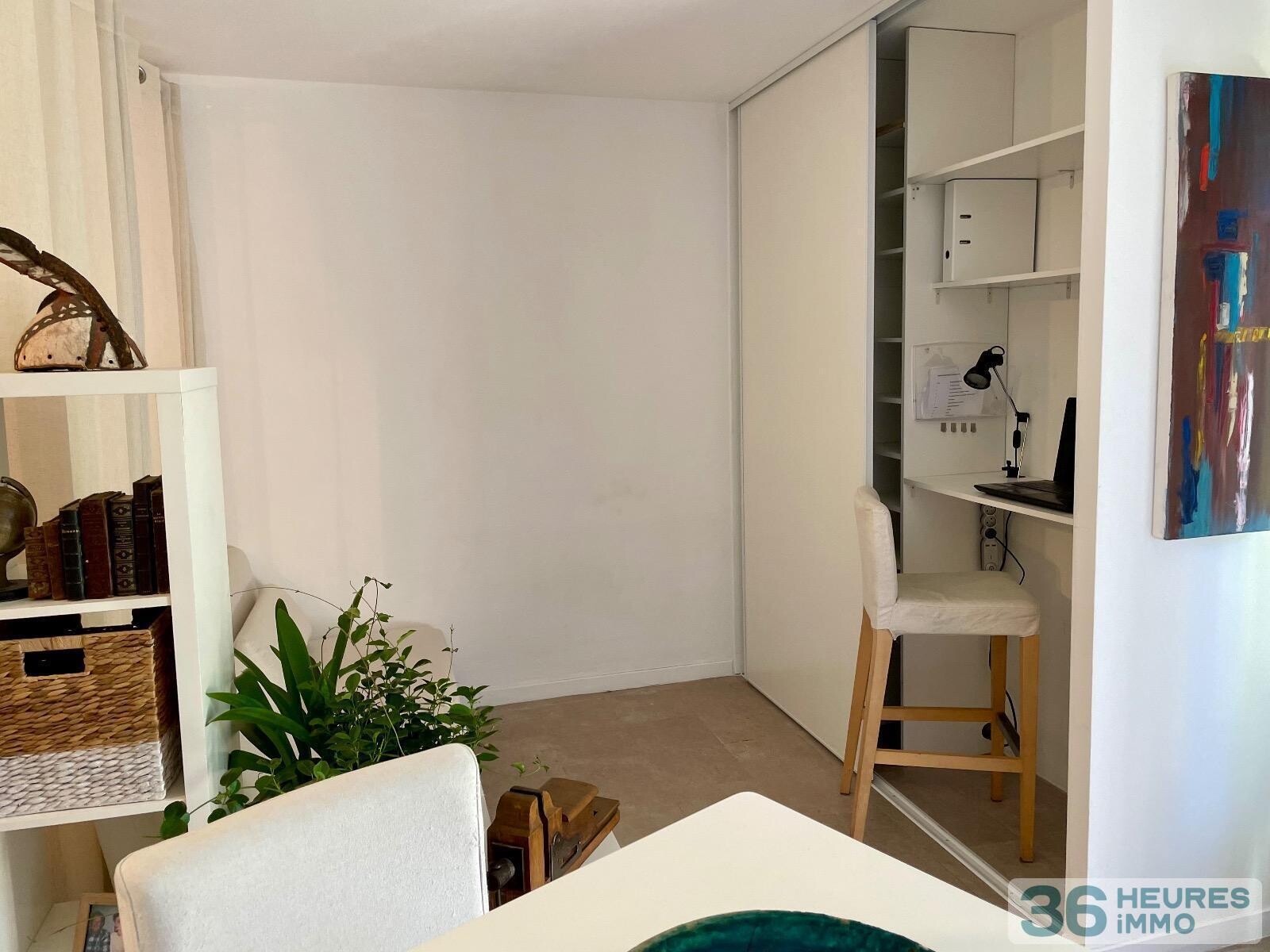 Studio rez-de- jardin 