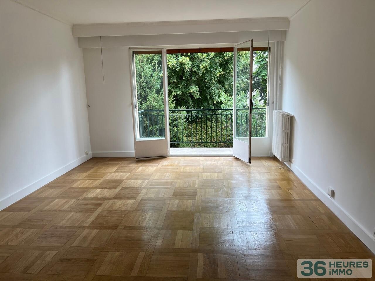 Appartement traversant, balcon