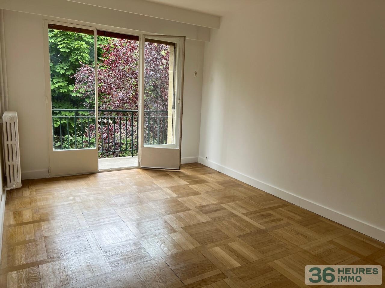Appartement traversant, balcon