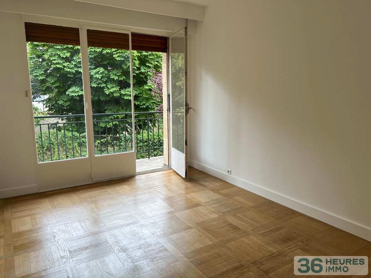 Appartement traversant, balcon